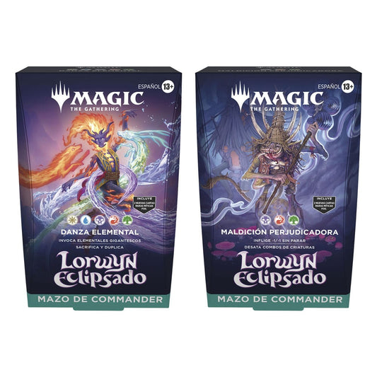 Magic the Gathering Lorwyn eclipsado Commander-Decks Display (4) spanisch - Preorder - ETA: 23.01.2026