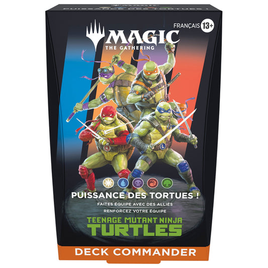 Magic the Gathering Teenage Mutant Ninja Turtles Commander-Decks Umkarton (4) französisch - Preorder - ETA: 06.03.2026