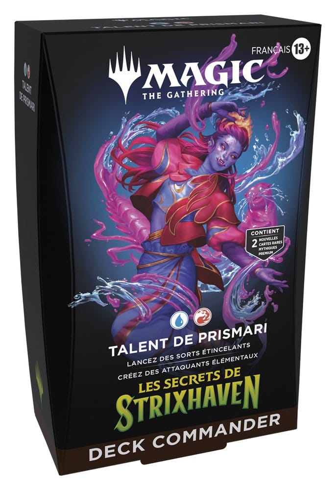 Magic the Gathering Les secrets de Strixhaven Commander Decks Umkarton (5) französisch - Versand: 7 Tage nach Bestellung