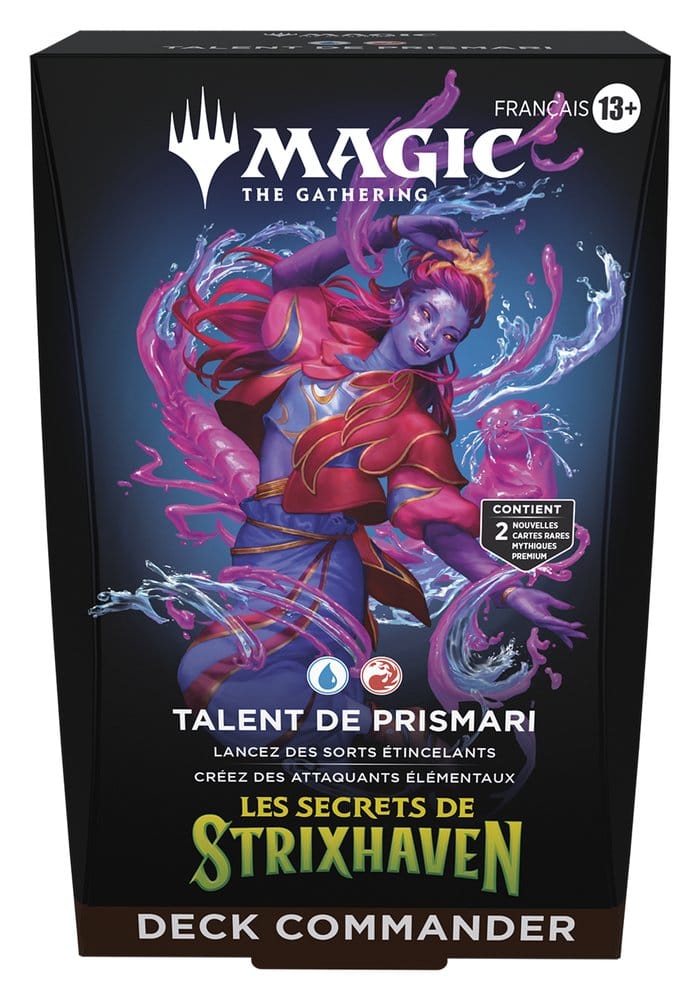 Magic the Gathering Les secrets de Strixhaven Commander Decks Umkarton (5) französisch - Versand: 7 Tage nach Bestellung