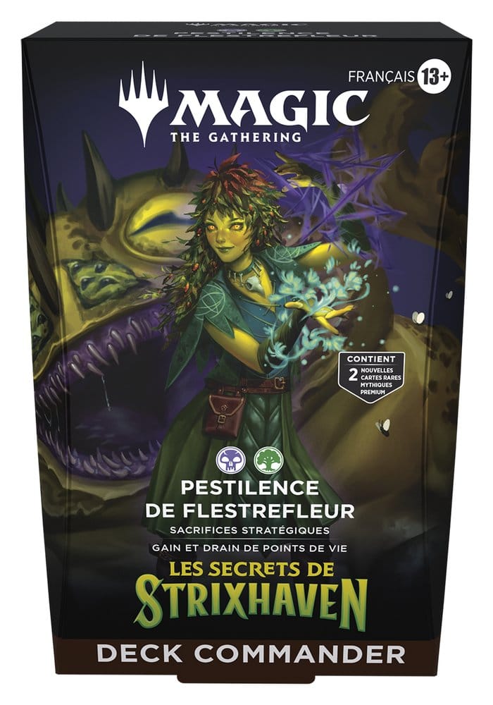 Magic the Gathering Les secrets de Strixhaven Commander Decks Umkarton (5) französisch - Versand: 7 Tage nach Bestellung