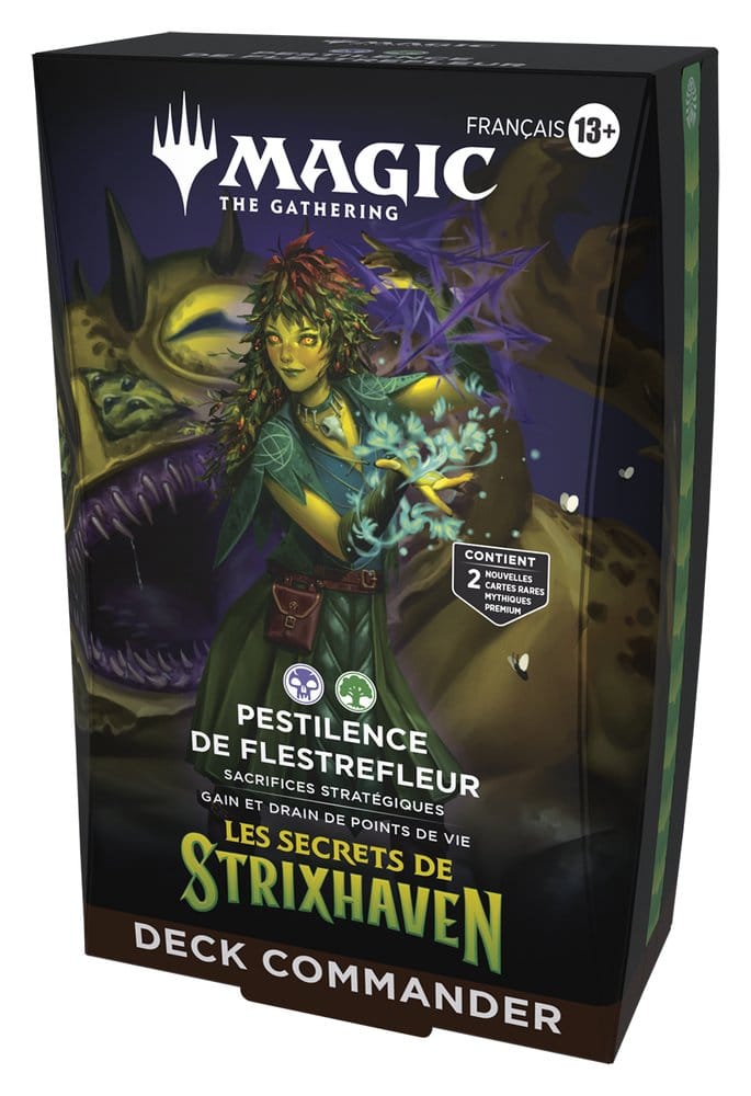 Magic the Gathering Les secrets de Strixhaven Commander Decks Umkarton (5) französisch - Versand: 7 Tage nach Bestellung