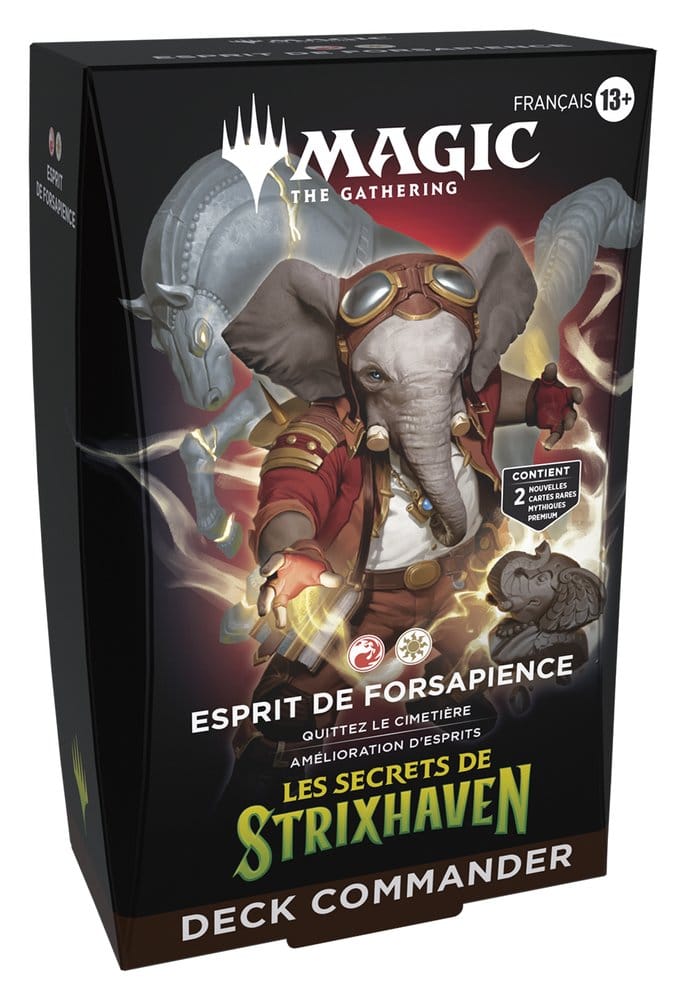 Magic the Gathering Les secrets de Strixhaven Commander Decks Umkarton (5) französisch - Versand: 7 Tage nach Bestellung