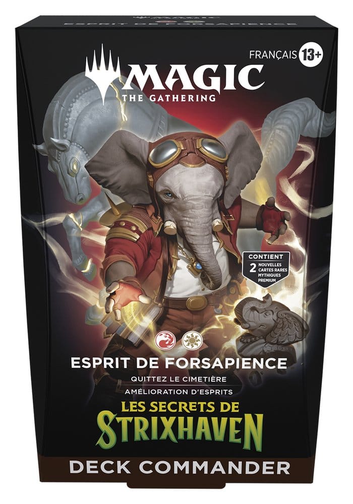 Magic the Gathering Les secrets de Strixhaven Commander Decks Umkarton (5) französisch - Versand: 7 Tage nach Bestellung