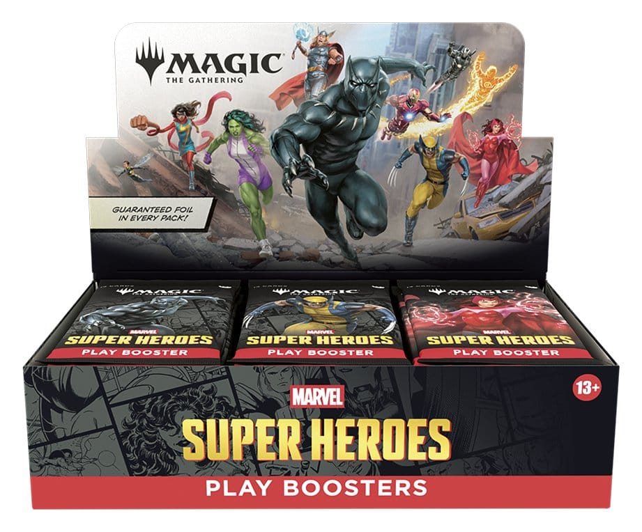 Magic the Gathering Marvel Super Heroes Play-Booster Display (30) englisch - Versand: 7 Tage nach Bestellung