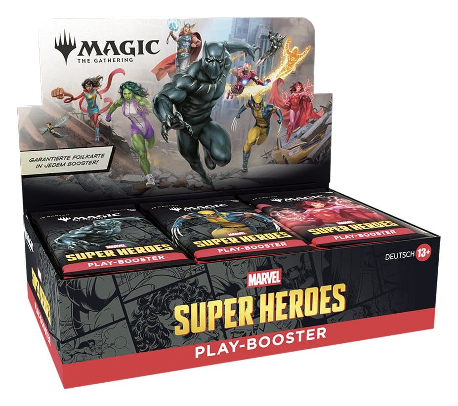Magic the Gathering Marvel Super Heroes Play-Booster Display (30) deutsch - Versand: 7 Tage nach Bestellung
