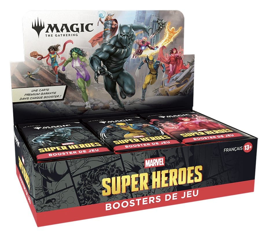 Magic the Gathering Marvel Super Heroes Play-Booster Display (30) französisch - Versand: 7 Tage nach Bestellung