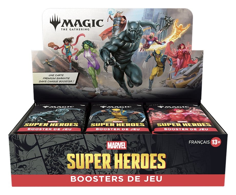 Magic the Gathering Marvel Super Heroes Play-Booster Display (30) französisch - Versand: 7 Tage nach Bestellung
