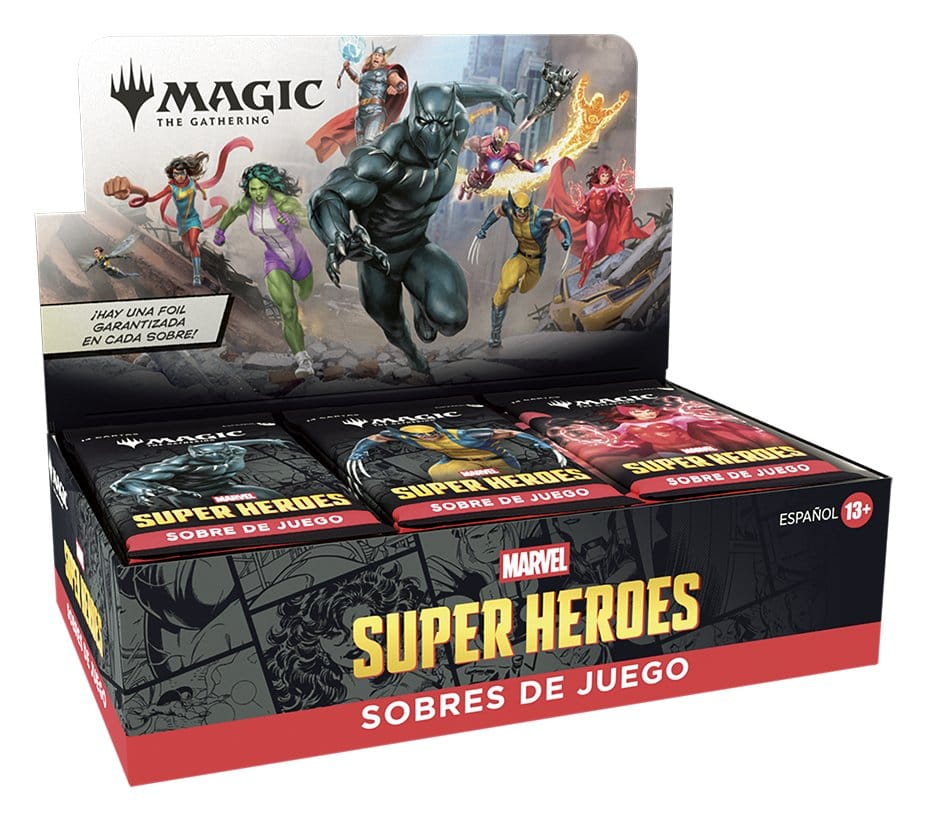 Magic the Gathering Marvel Super Heroes Play-Booster Display (30) spanisch - Versand: 7 Tage nach Bestellung