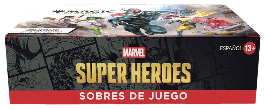 Magic the Gathering Marvel Super Heroes Play-Booster Display (30) spanisch - Versand: 7 Tage nach Bestellung