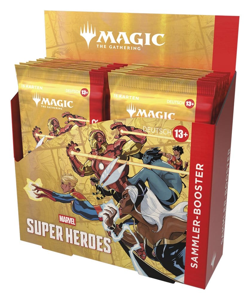 Magic the Gathering Marvel Super Heroes Sammler Booster Display (12) deutsch - Versand: 7 Tage nach Bestellung