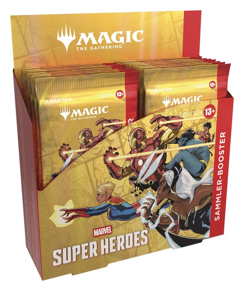 Magic the Gathering Marvel Super Heroes Sammler Booster Display (12) deutsch - Versand: 7 Tage nach Bestellung
