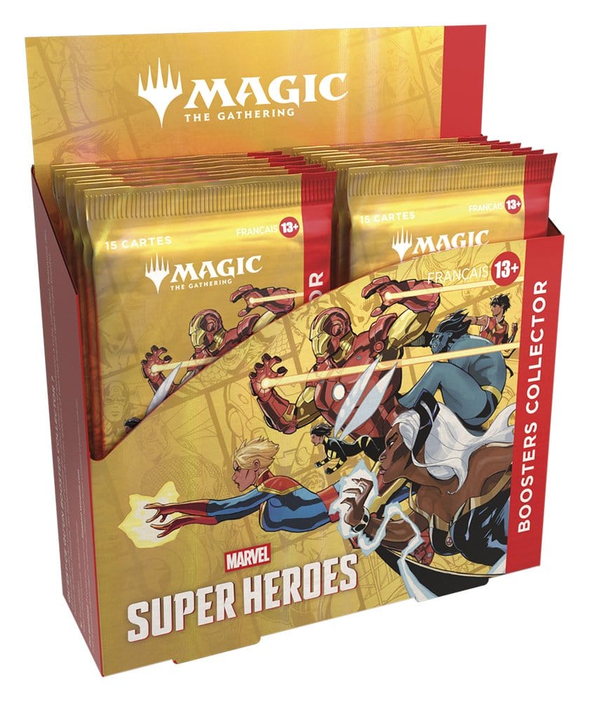 Magic the Gathering Marvel Super Heroes Sammler Booster Display (12) französisch - Versand: 7 Tage nach Bestellung