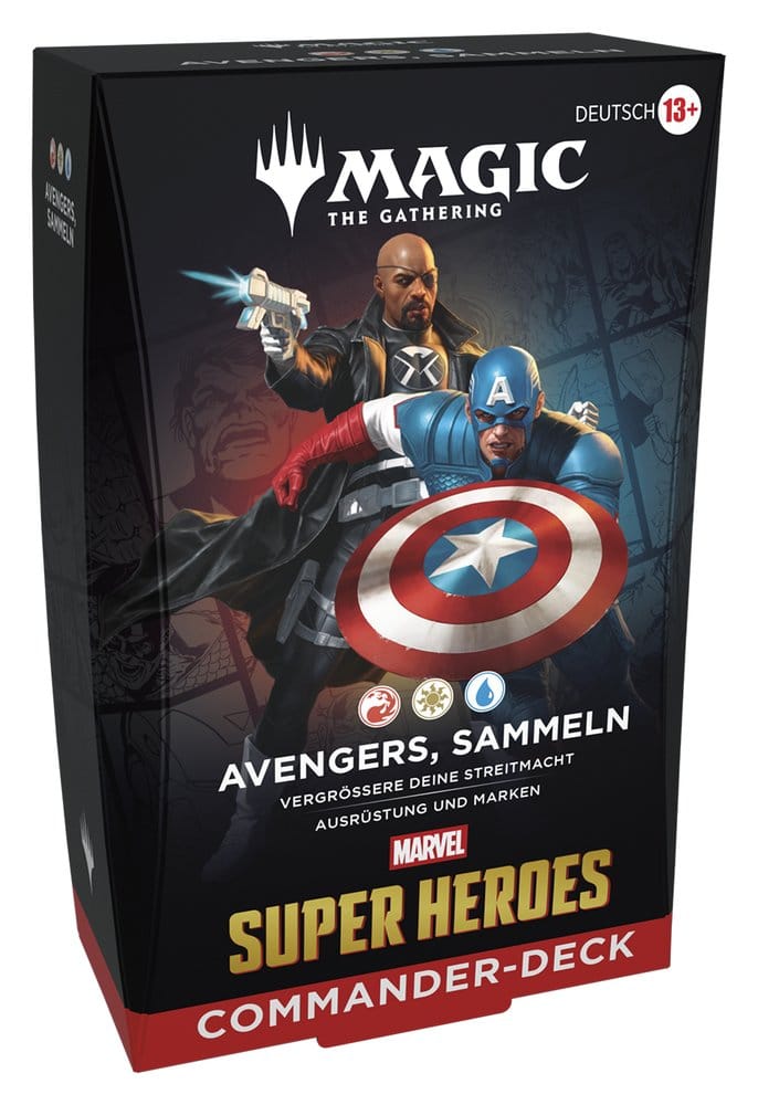 Magic the Gathering Marvel Super Heroes Commander Decks Umkarton (4) deutsch - Versand: 7 Tage nach Bestellung