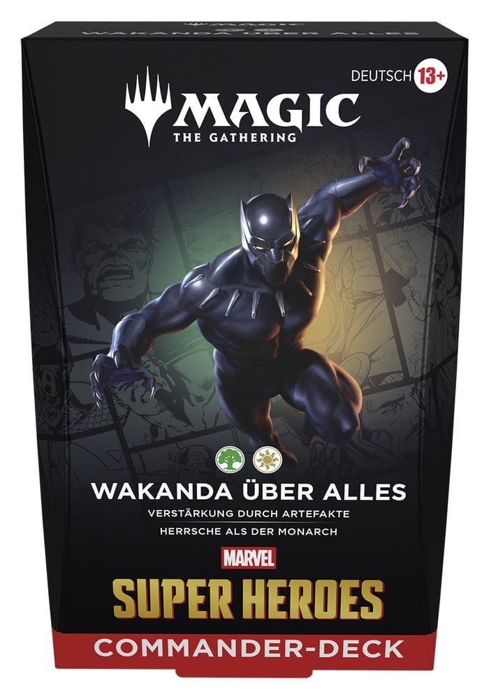 Magic the Gathering Marvel Super Heroes Commander Decks Umkarton (4) deutsch - Versand: 7 Tage nach Bestellung