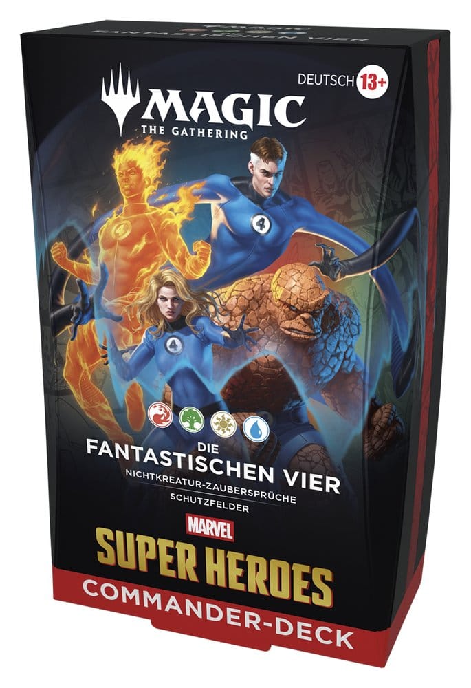 Magic the Gathering Marvel Super Heroes Commander Decks Umkarton (4) deutsch - Versand: 7 Tage nach Bestellung