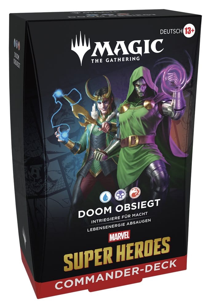Magic the Gathering Marvel Super Heroes Commander Decks Umkarton (4) deutsch - Versand: 7 Tage nach Bestellung