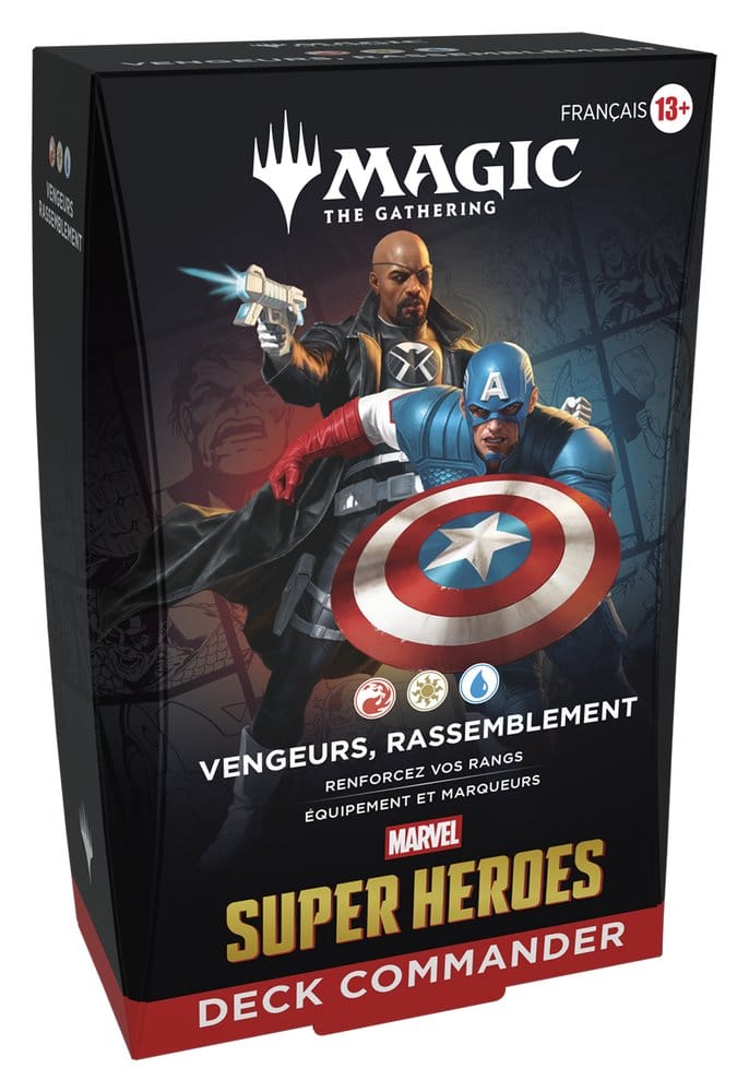 Magic the Gathering Marvel Super Heroes Commander Decks Umkarton (4) französisch - Versand: 7 Tage nach Bestellung