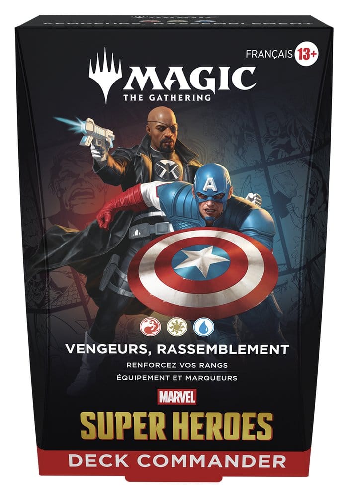 Magic the Gathering Marvel Super Heroes Commander Decks Umkarton (4) französisch - Versand: 7 Tage nach Bestellung