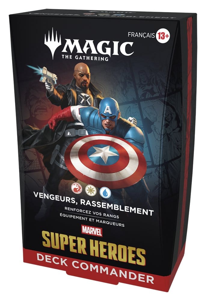Magic the Gathering Marvel Super Heroes Commander Decks Umkarton (4) französisch - Versand: 7 Tage nach Bestellung