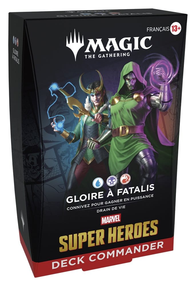 Magic the Gathering Marvel Super Heroes Commander Decks Umkarton (4) französisch - Versand: 7 Tage nach Bestellung
