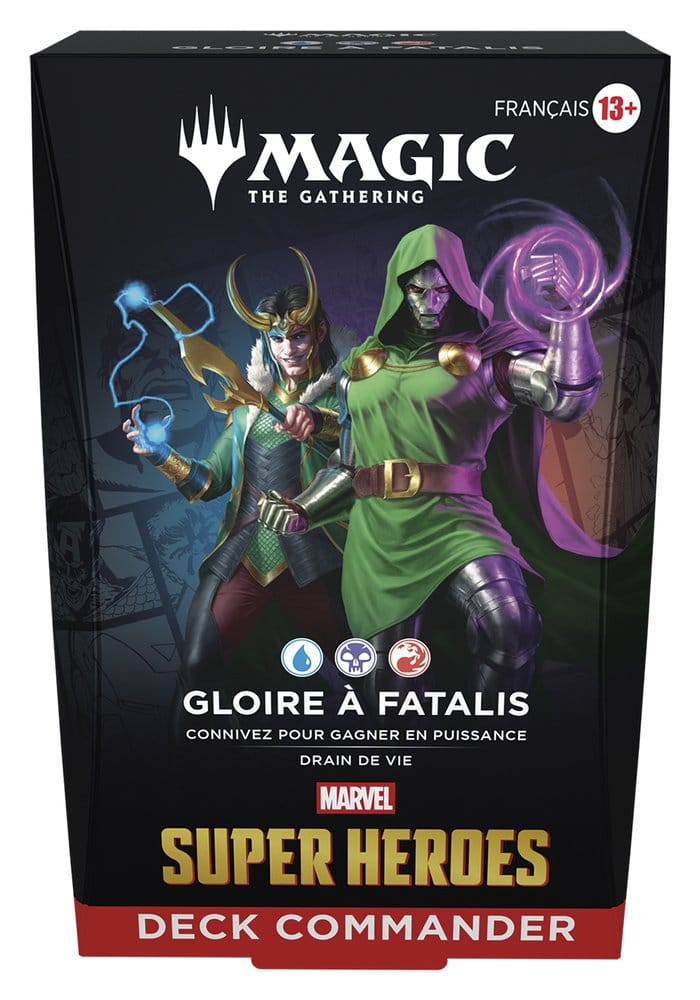 Magic the Gathering Marvel Super Heroes Commander Decks Umkarton (4) französisch - Versand: 7 Tage nach Bestellung
