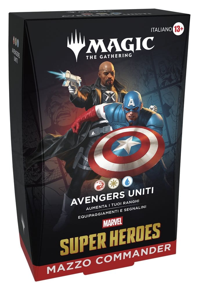 Magic the Gathering Marvel Super Heroes Commander Decks Umkarton (4) italienisch - Versand: 7 Tage nach Bestellung