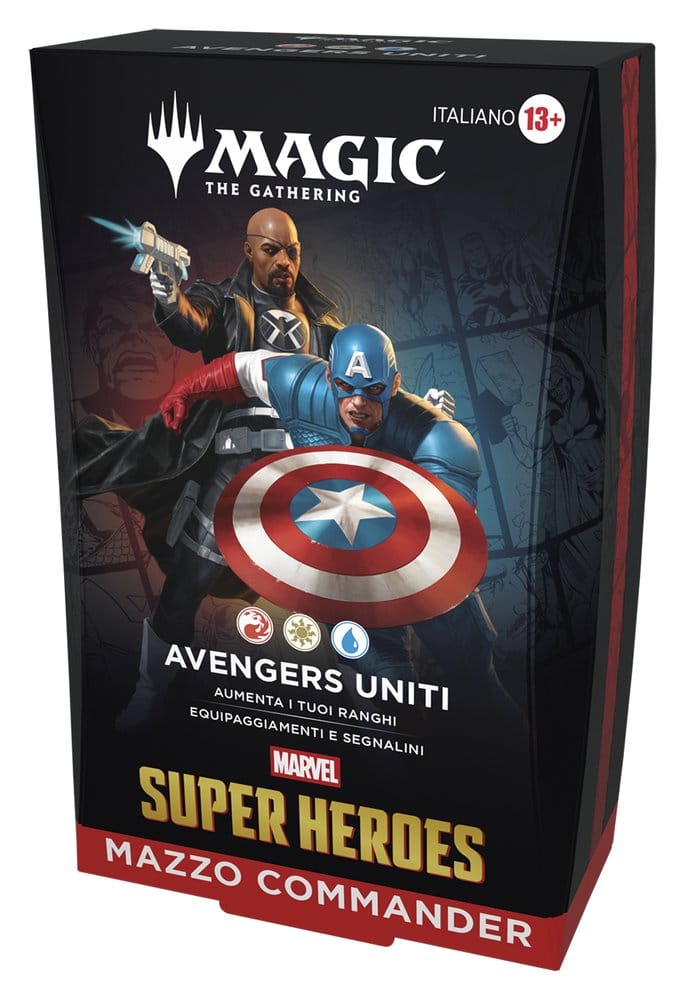 Magic the Gathering Marvel Super Heroes Commander Decks Umkarton (4) italienisch - Versand: 7 Tage nach Bestellung