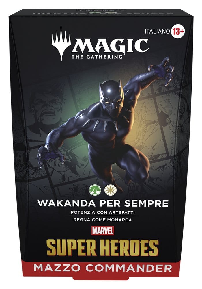 Magic the Gathering Marvel Super Heroes Commander Decks Umkarton (4) italienisch - Versand: 7 Tage nach Bestellung