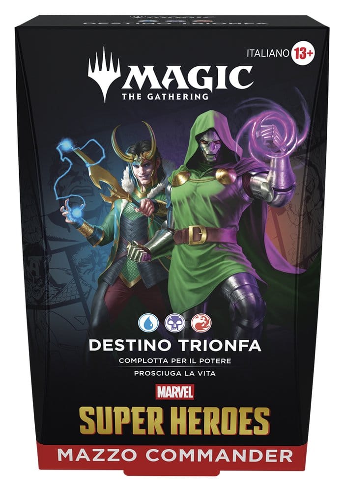 Magic the Gathering Marvel Super Heroes Commander Decks Umkarton (4) italienisch - Versand: 7 Tage nach Bestellung