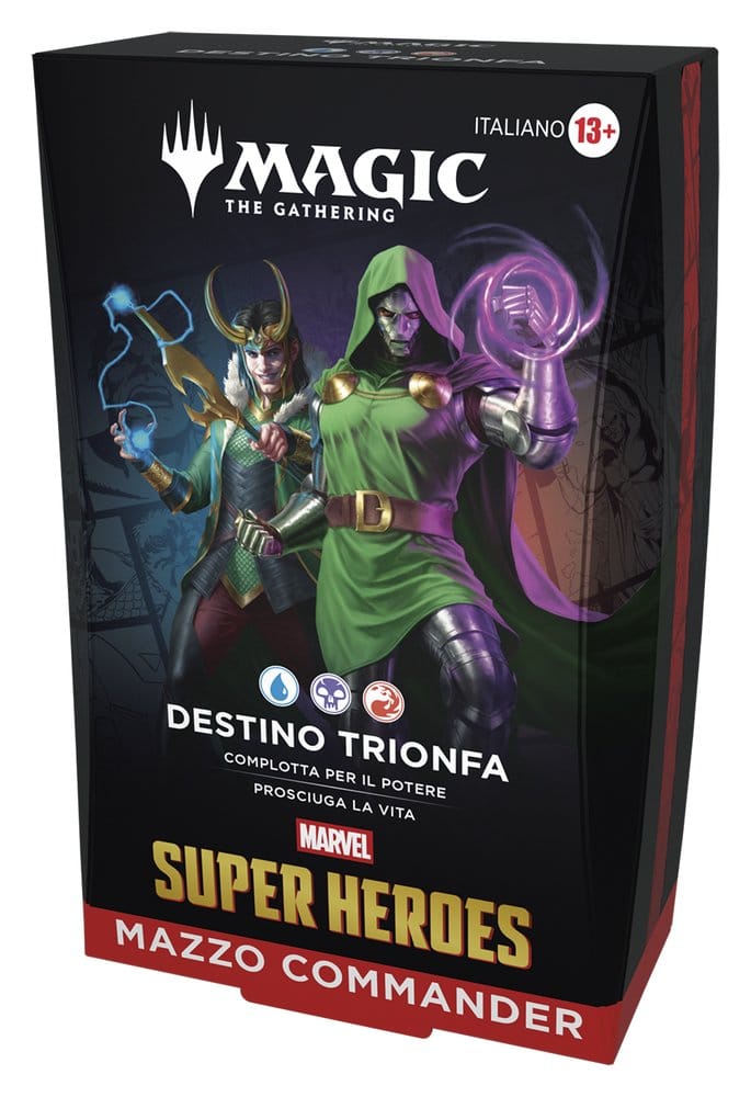 Magic the Gathering Marvel Super Heroes Commander Decks Umkarton (4) italienisch - Versand: 7 Tage nach Bestellung