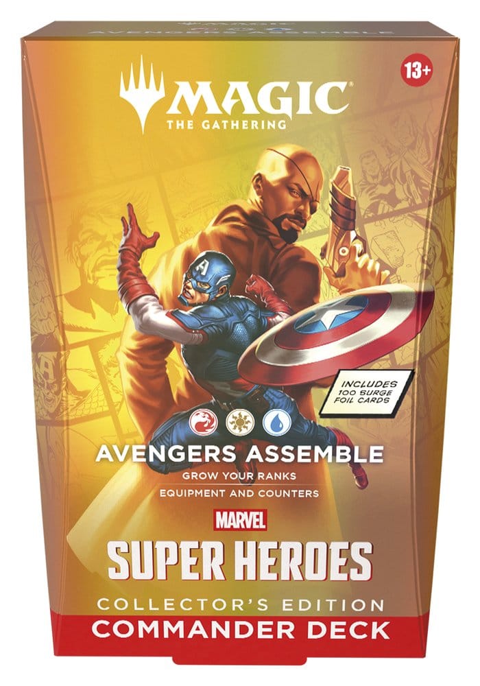 Magic the Gathering Marvel Super Heroes Collector's Edition Commander Decks Umkarton (4) englisch - sofort verfügbar