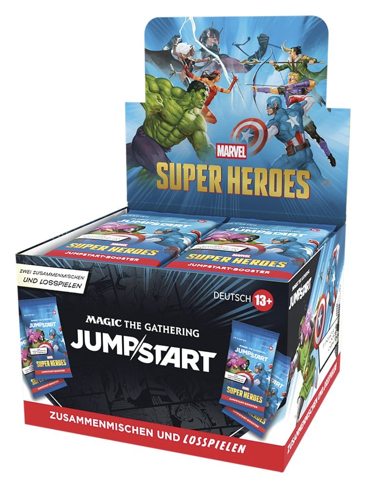 Magic the Gathering Marvel Super Heroes Jumpstart Booster Display (24) deutsch - Versand: 7 Tage nach Bestellung
