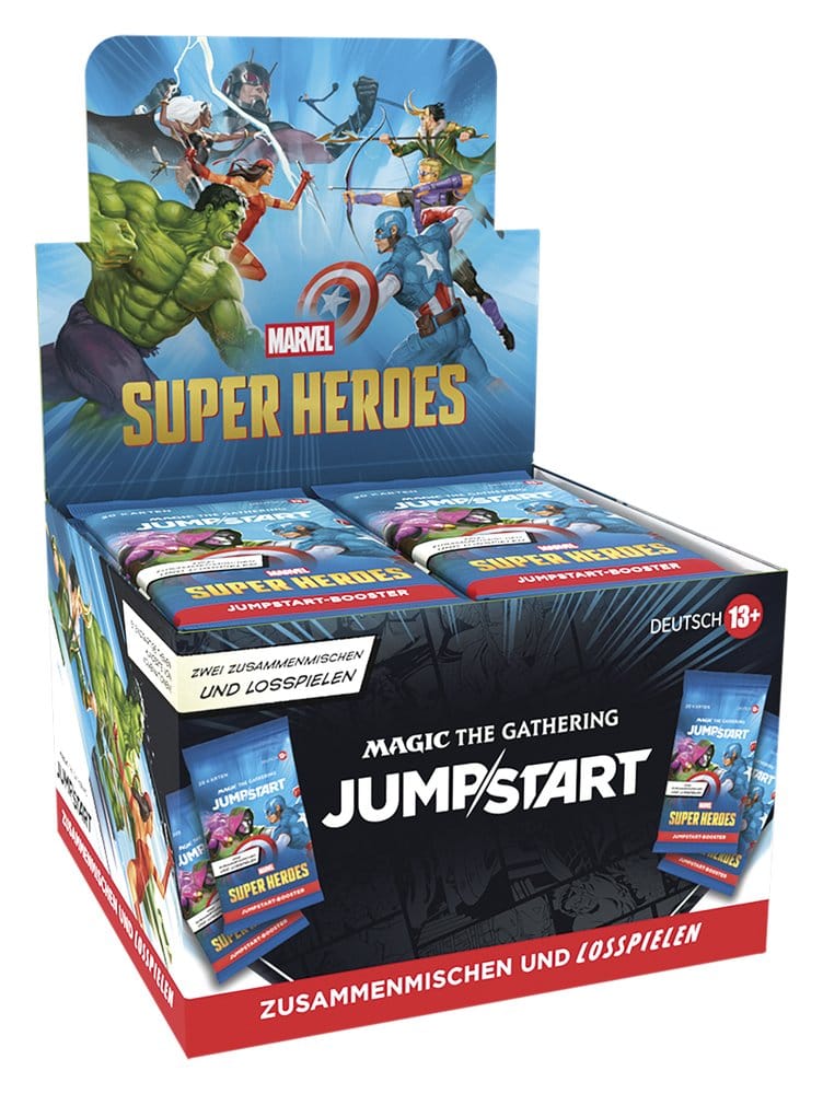 Magic the Gathering Marvel Super Heroes Jumpstart Booster Display (24) deutsch - Versand: 7 Tage nach Bestellung