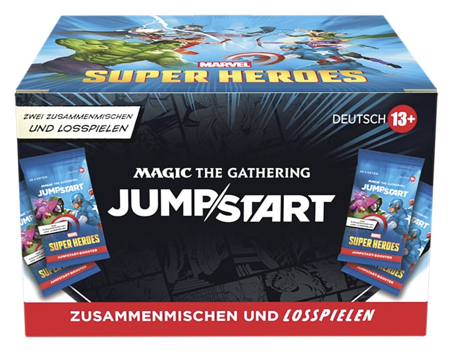 Magic the Gathering Marvel Super Heroes Jumpstart Booster Display (24) deutsch - Versand: 7 Tage nach Bestellung