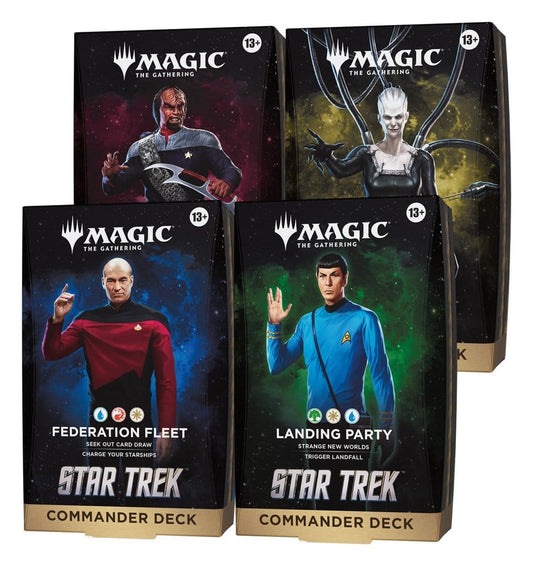 Magic the Gathering Star Trek Commander-Decks Umkarton (4) englisch - Preorder - ETA: 13.11.2026