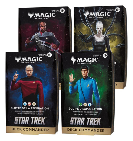 Magic the Gathering Star Trek Commander-Decks Umkarton (4) französisch - Preorder - ETA: 13.11.2026