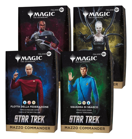 Magic the Gathering Star Trek Commander-Decks Umkarton (4) italienisch - Preorder - ETA: 13.11.2026