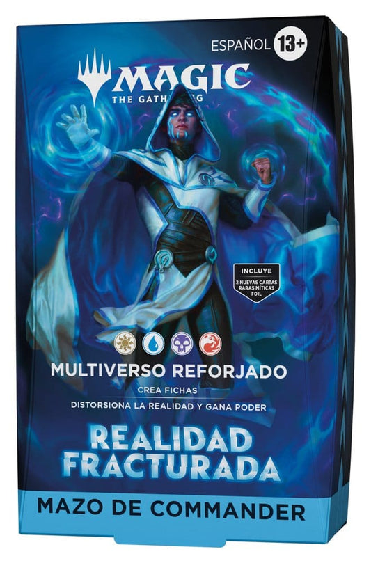 Magic the Gathering Realidad fracturada Commander Deck Multiverse Reforged Assortment (4) spanisch - Preorder - ETA: 02.10.2026