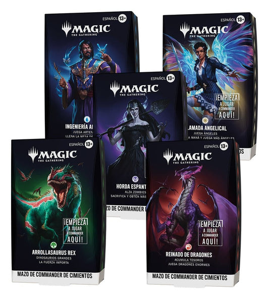Magic the Gathering Grundstein-Commander-Decks Umkarton (5) spanisch - Preorder - ETA: 02.10.2026
