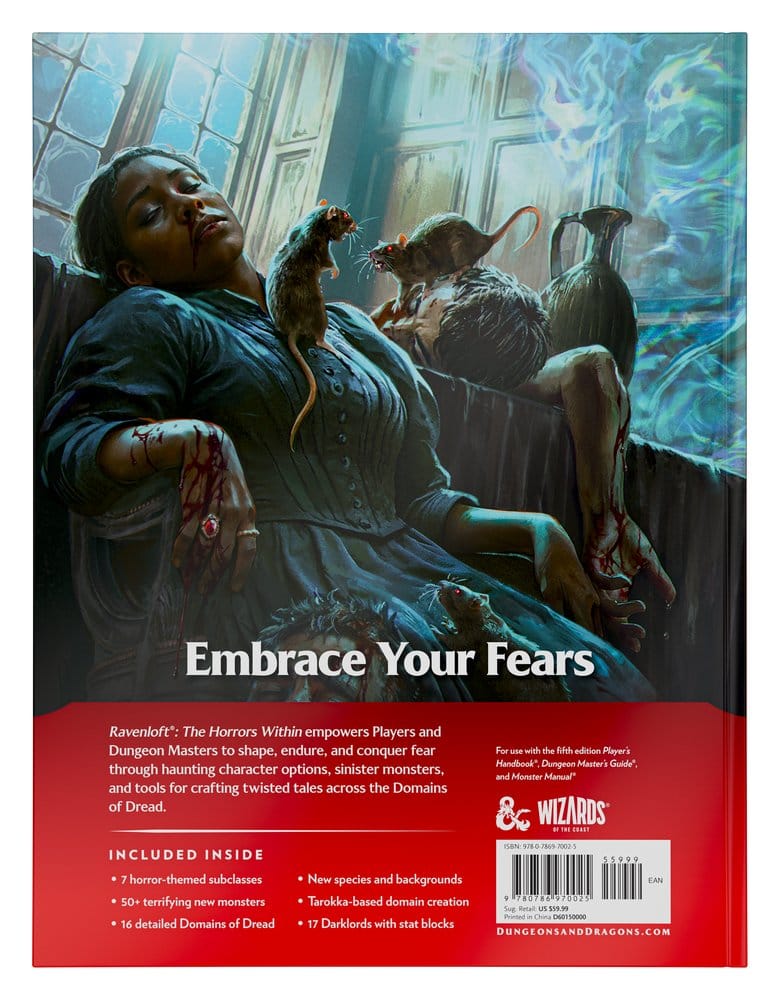 Dungeons & Dragons RPG Ravenloft: The Horrors Within Buch *Englische Version* - Preorder - ETA: 16.06.2026