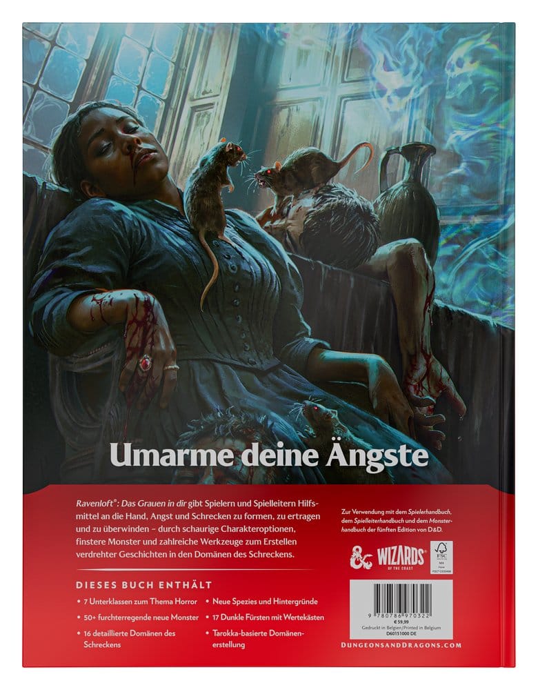 Dungeons & Dragons RPG Ravenloft: Das Grauen in Dir Buch *Deutsche Version* - Preorder - ETA: 20.10.2026