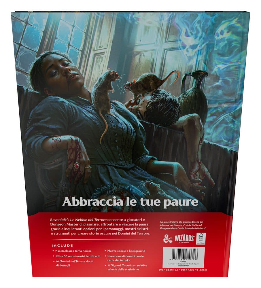 Dungeons & Dragons RPG Ravenloft: Le Nebbie des Terrore Buch *Italienische Version* - Preorder - ETA: 20.10.2026