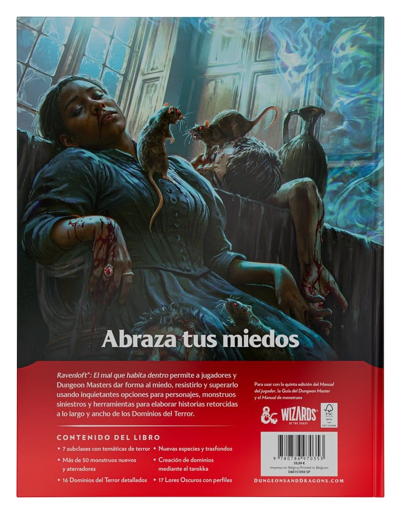 Dungeons & Dragons RPG Ravenloft: El Mal que Habita Dentro Buch *Spanische Version* - Preorder - ETA: 20.10.2026