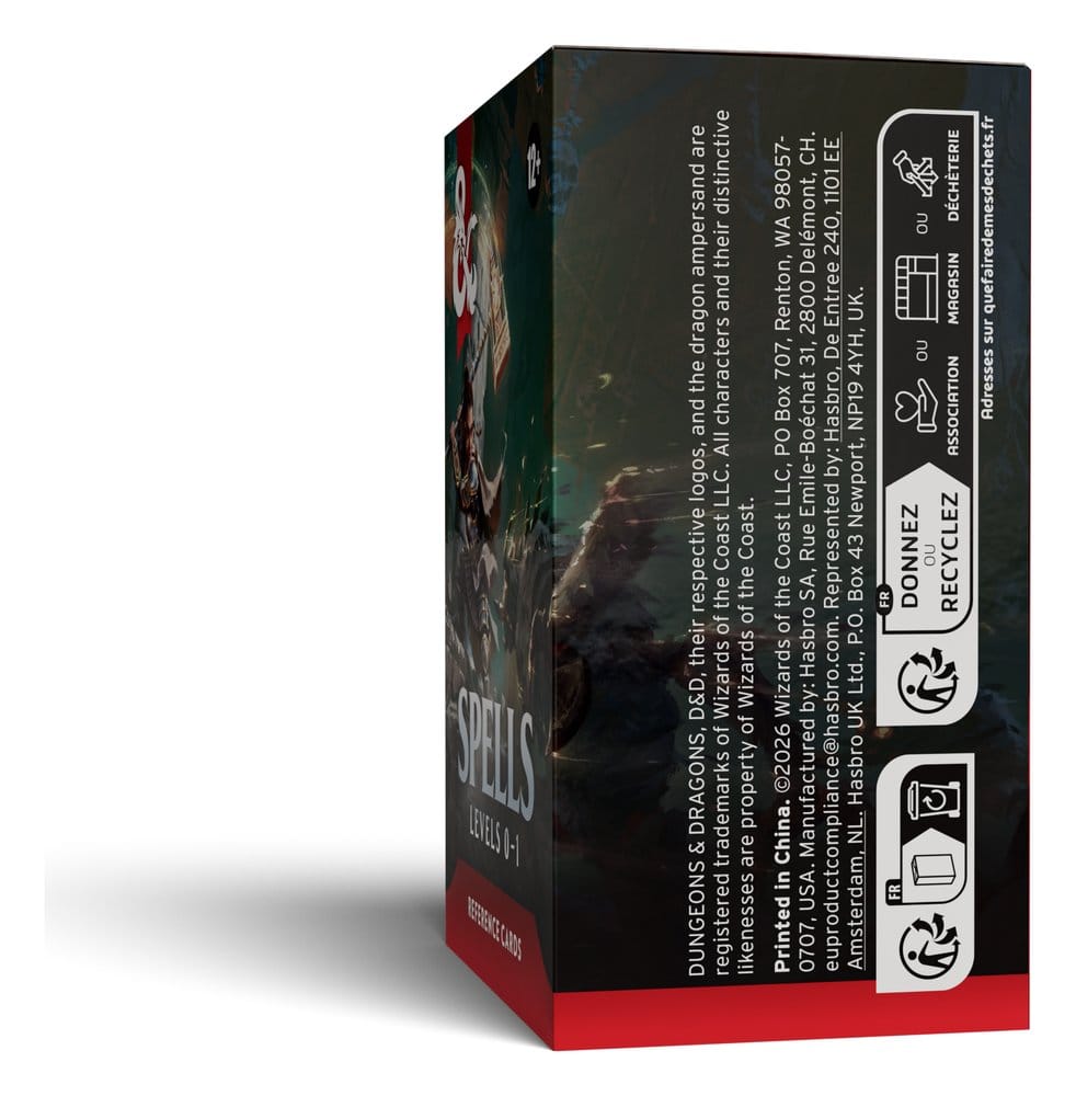 Dungeons & Dragons RPG Referenzkarten: Zaubersprüche (Stufen 0-1) *Englische Version* - Preorder - ETA: 18.08.2026