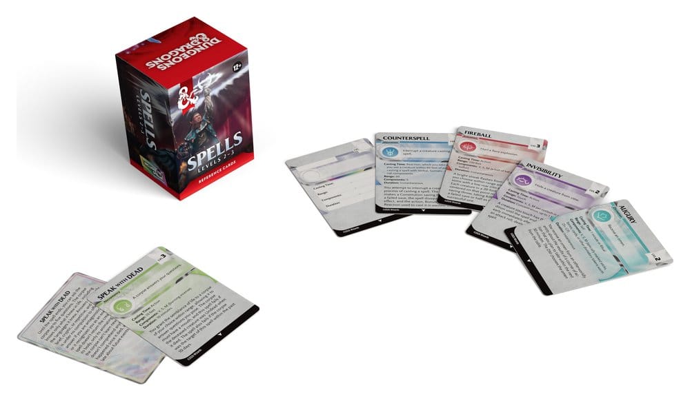 Dungeons & Dragons RPG Referenzkarten: Zaubersprüche (Stufen 2-3) *Englische Version* - Preorder - ETA: 18.08.2026