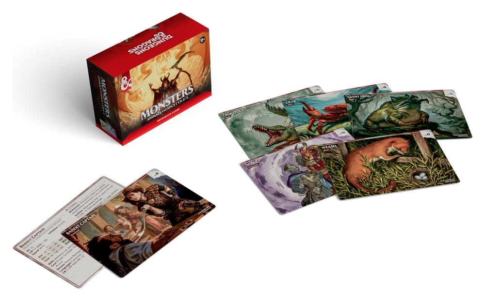 Dungeons & Dragons RPG Referenzkarten: Monster (Tiere und NSCs) *Englische Version* - Preorder - ETA: 18.08.2026