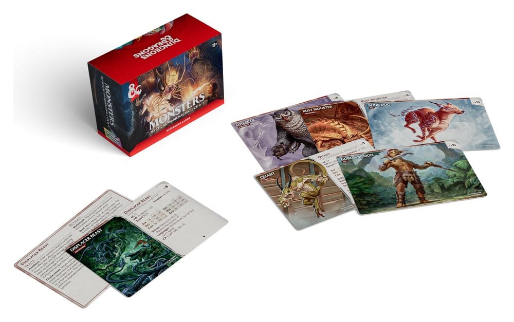 Dungeons & Dragons RPG Referenzkarten: Monster (Mystisch und Bedrohlich) *Englische Version* - Preorder - ETA: 18.08.2026
