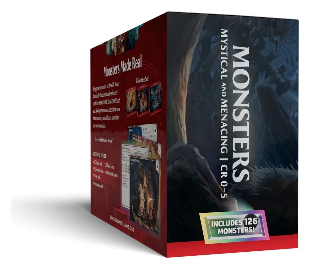 Dungeons & Dragons RPG Referenzkarten: Monster (Mystisch und Bedrohlich) *Englische Version* - Preorder - ETA: 18.08.2026