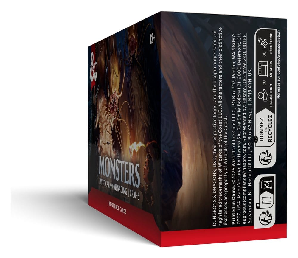 Dungeons & Dragons RPG Referenzkarten: Monster (Mystisch und Bedrohlich) *Englische Version* - Preorder - ETA: 18.08.2026